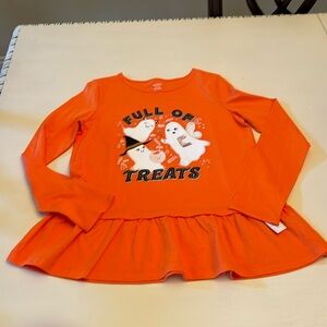 Carters kids Halloween top- NWT - Full of Treats size 14